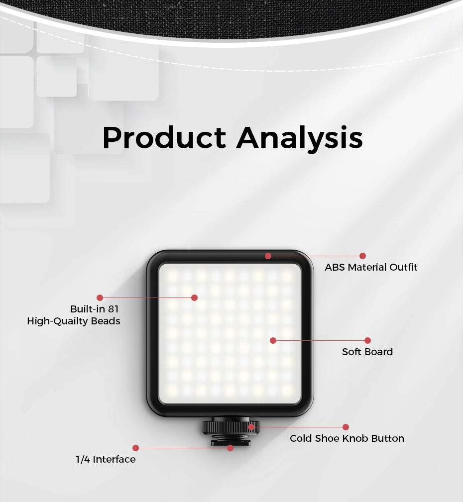 Ulanzi VIJIM VL81 Mini LED Video Light