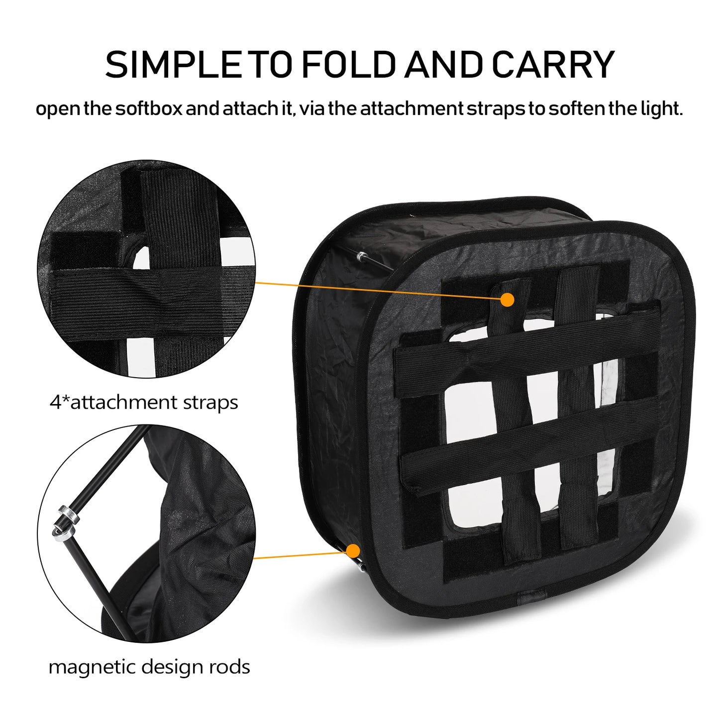 Multifunctional 410mm Mini Portable Flash Diffuser