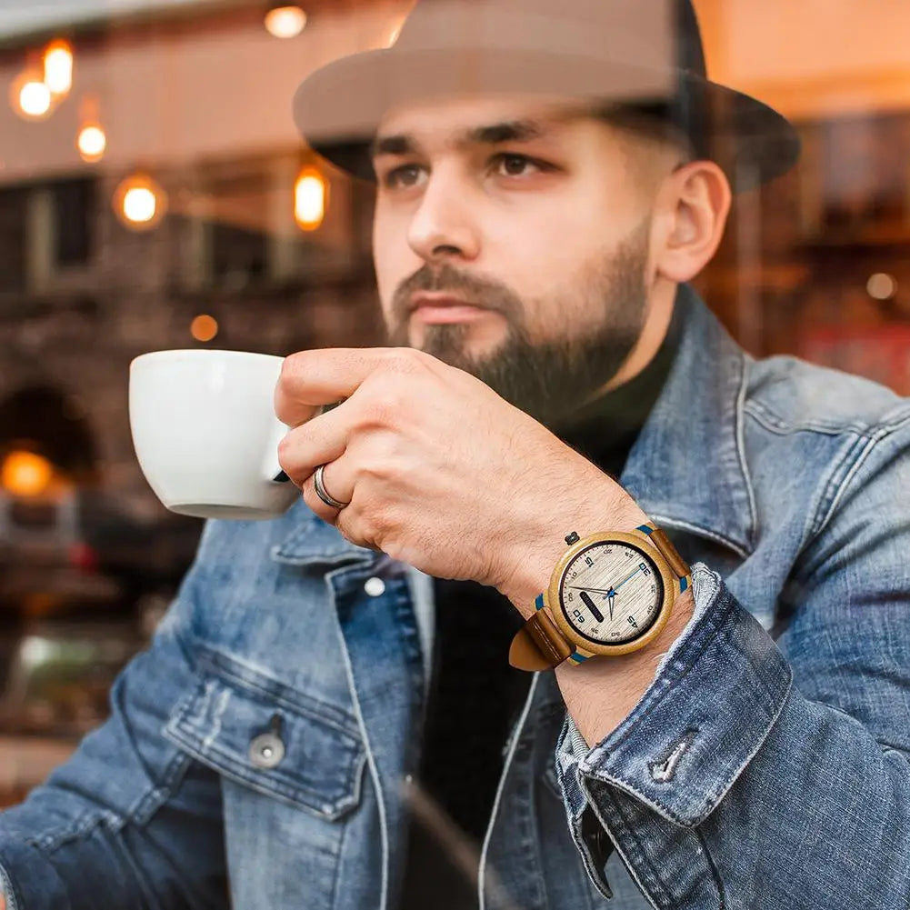 BOBO BIRD Wooden Simple Watch