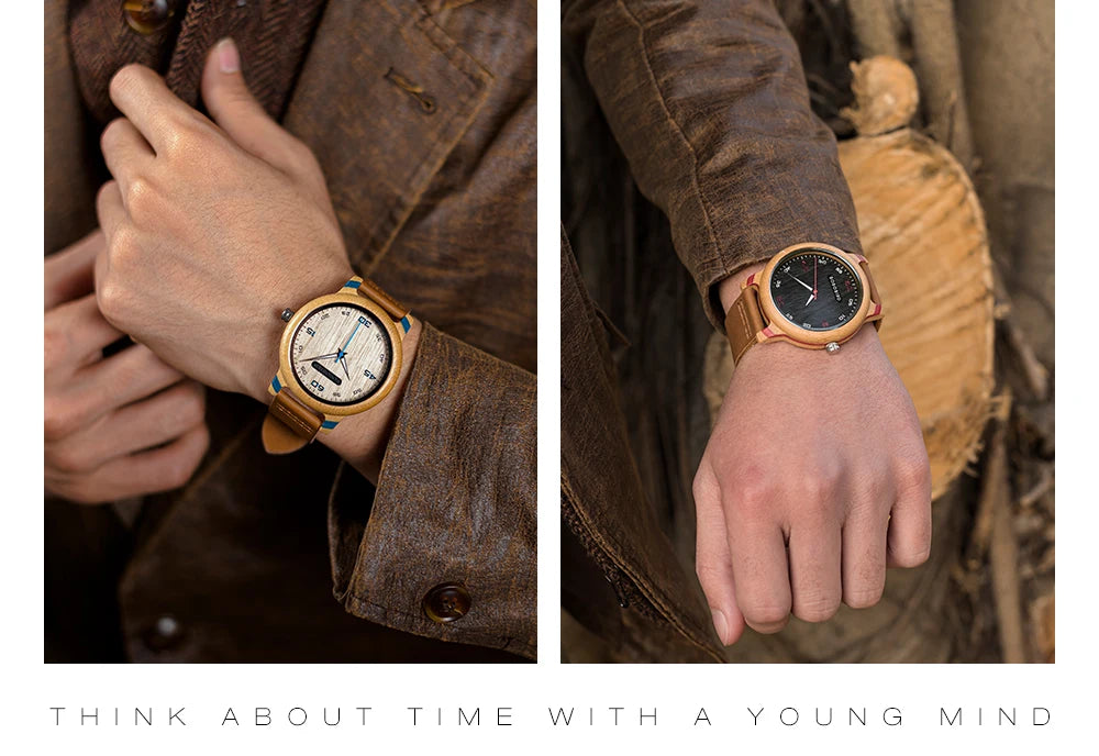 BOBO BIRD Wooden Simple Watch