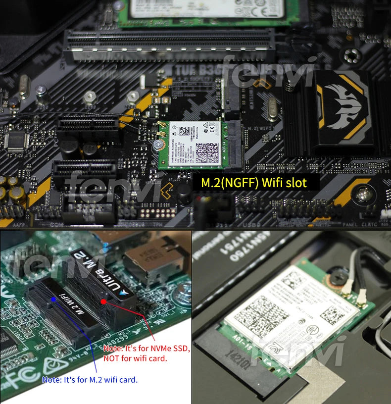 Dual Band AX210 Bluetooth WiFi Card