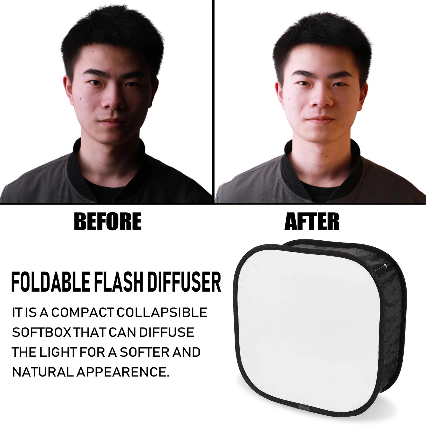 Multifunctional 410mm Mini Portable Flash Diffuser