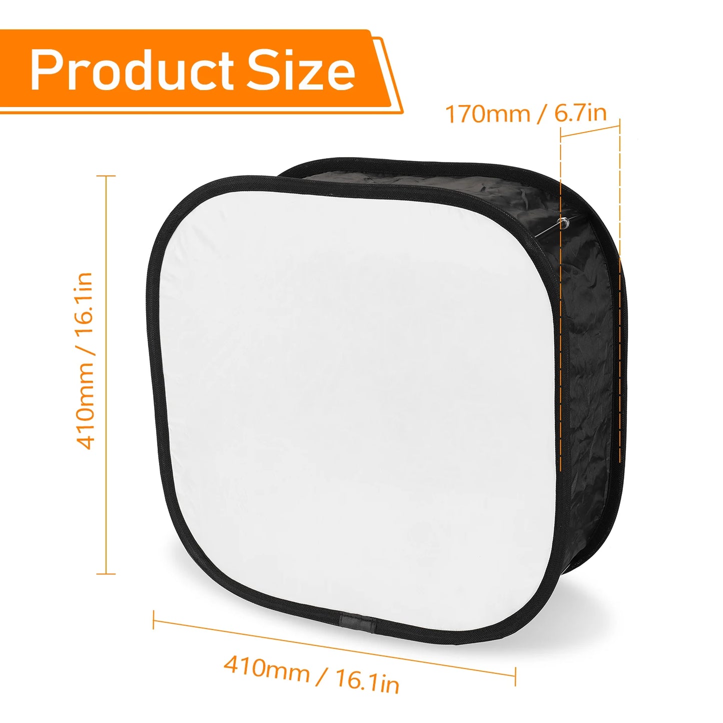 Multifunctional 410mm Mini Portable Flash Diffuser