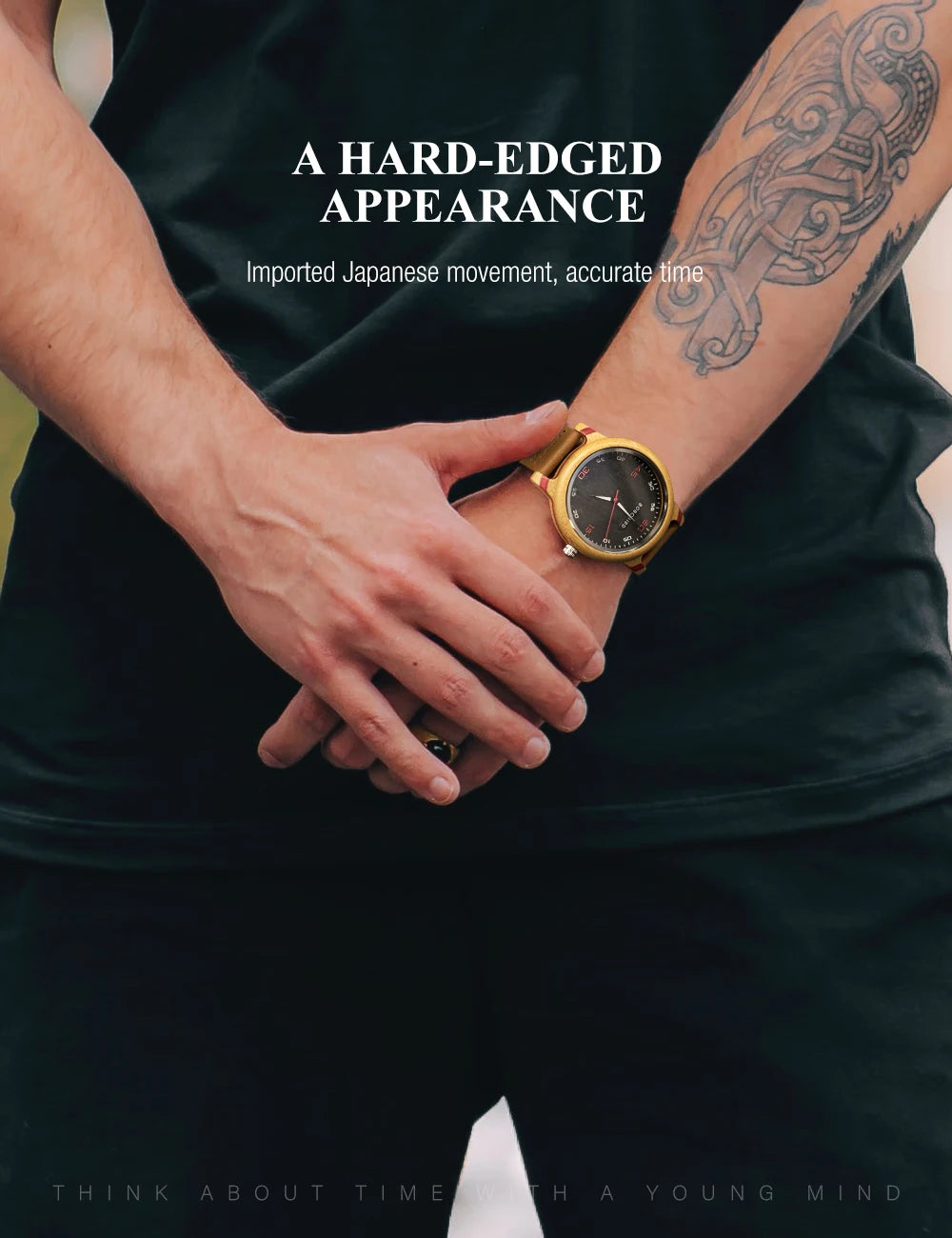 BOBO BIRD Wooden Simple Watch