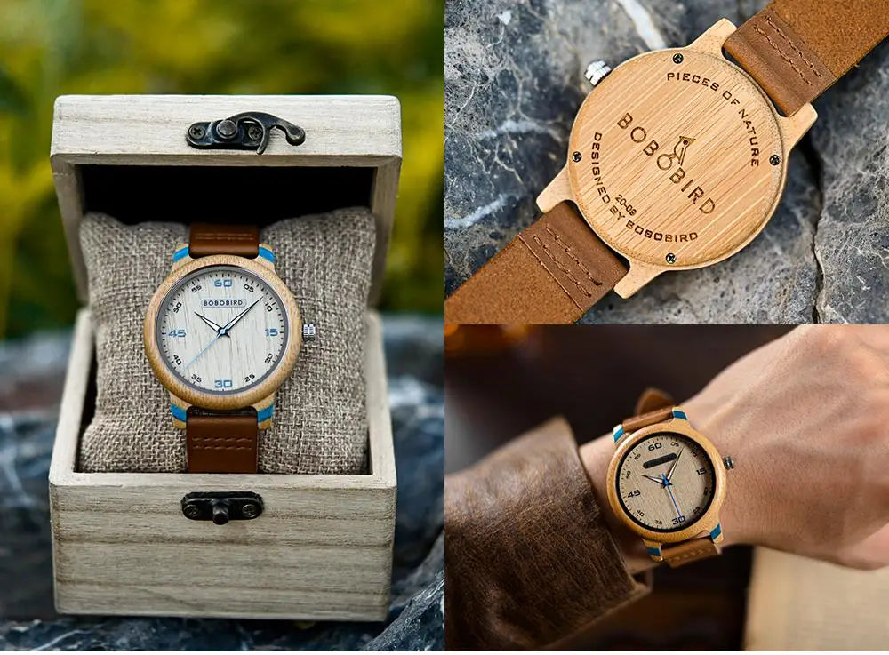 BOBO BIRD Wooden Simple Watch