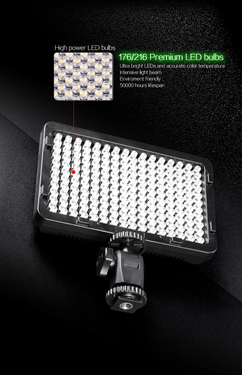 176 pcs LED Light for DSLR