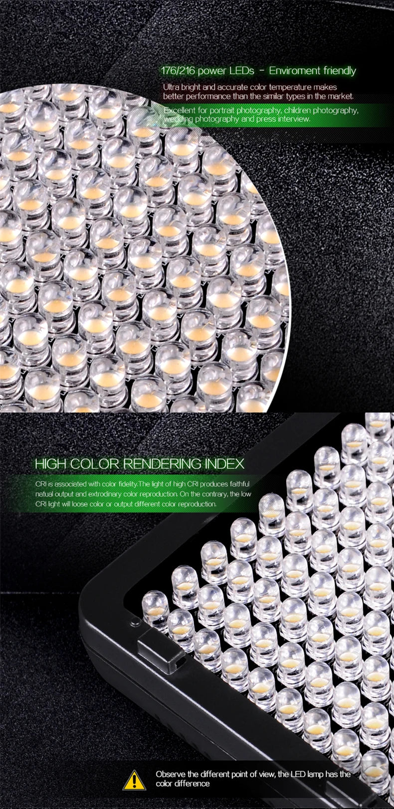 176 pcs LED Light for DSLR