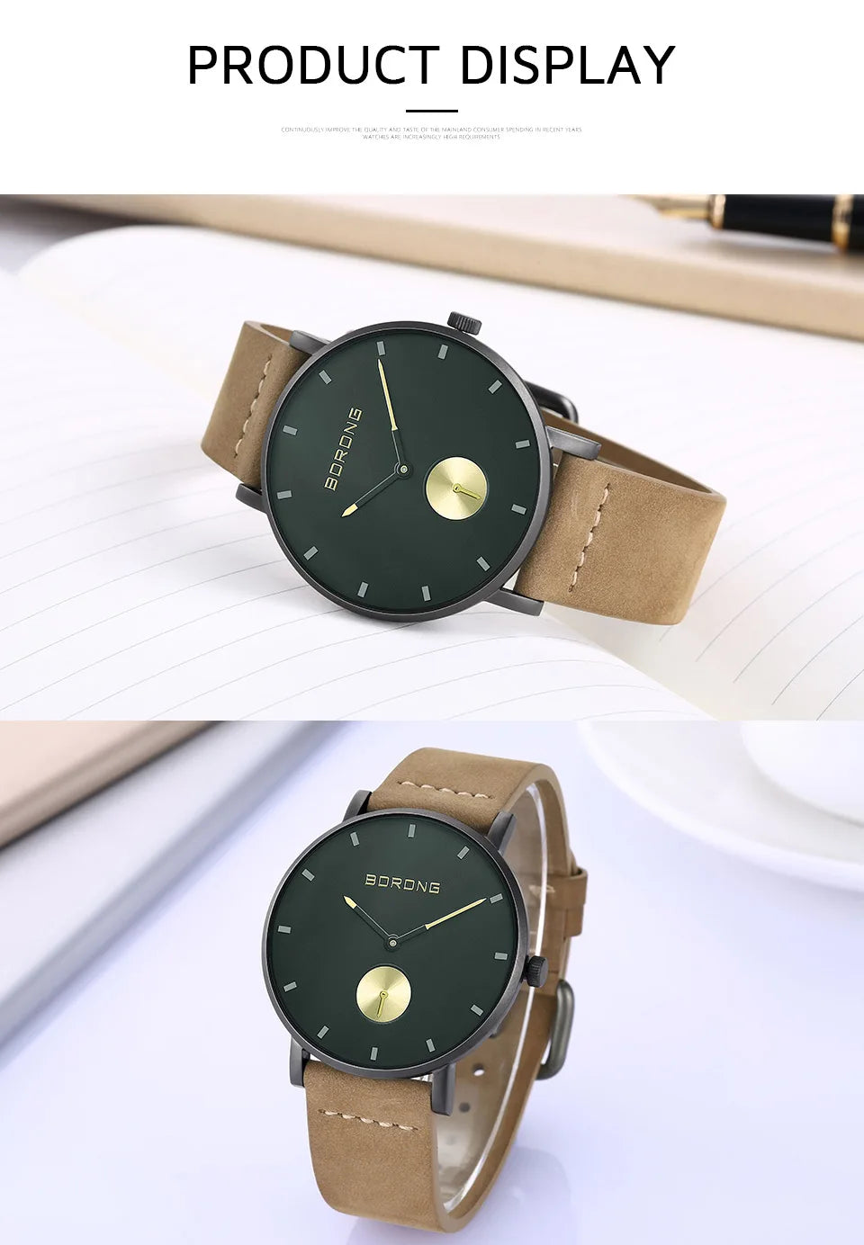 Borong Men's Watch 40mm Stainless