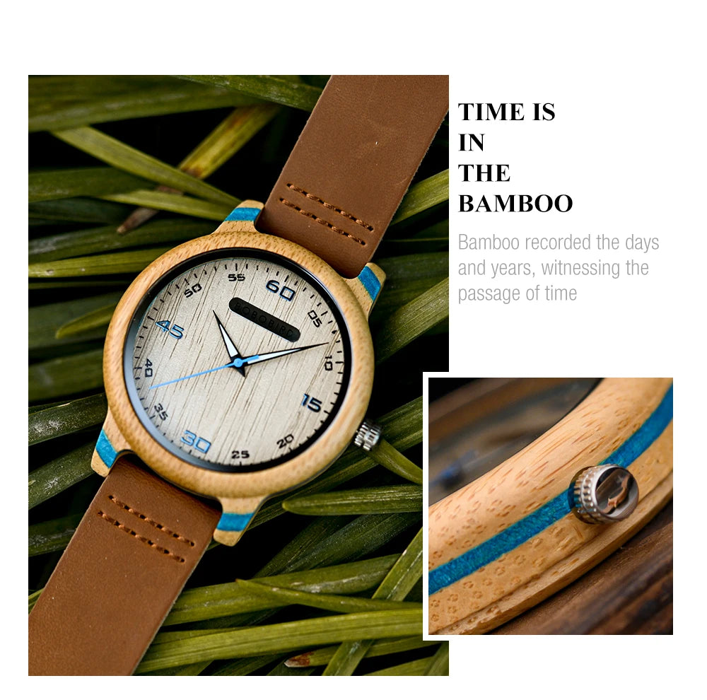 BOBO BIRD Wooden Simple Watch