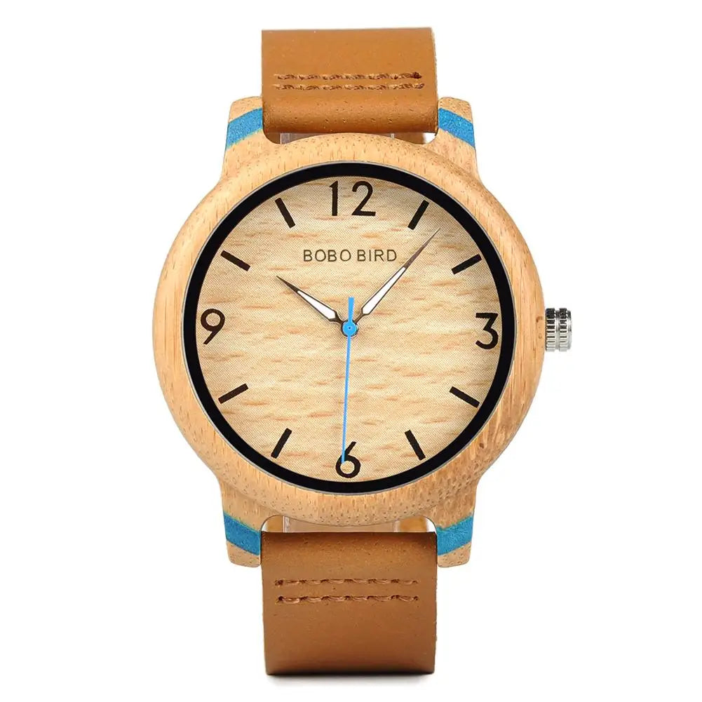 BOBO BIRD Wooden Simple Watch
