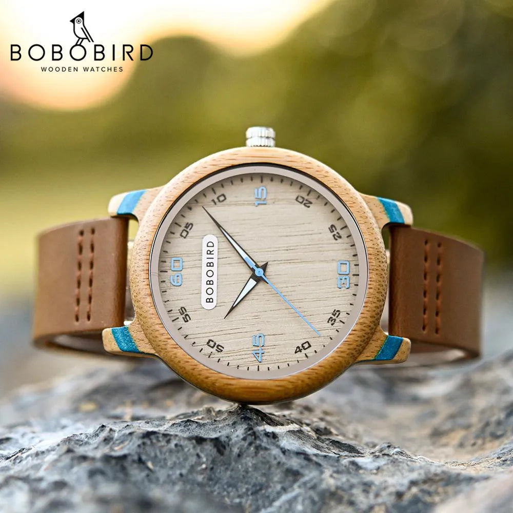 BOBO BIRD Wooden Simple Watch