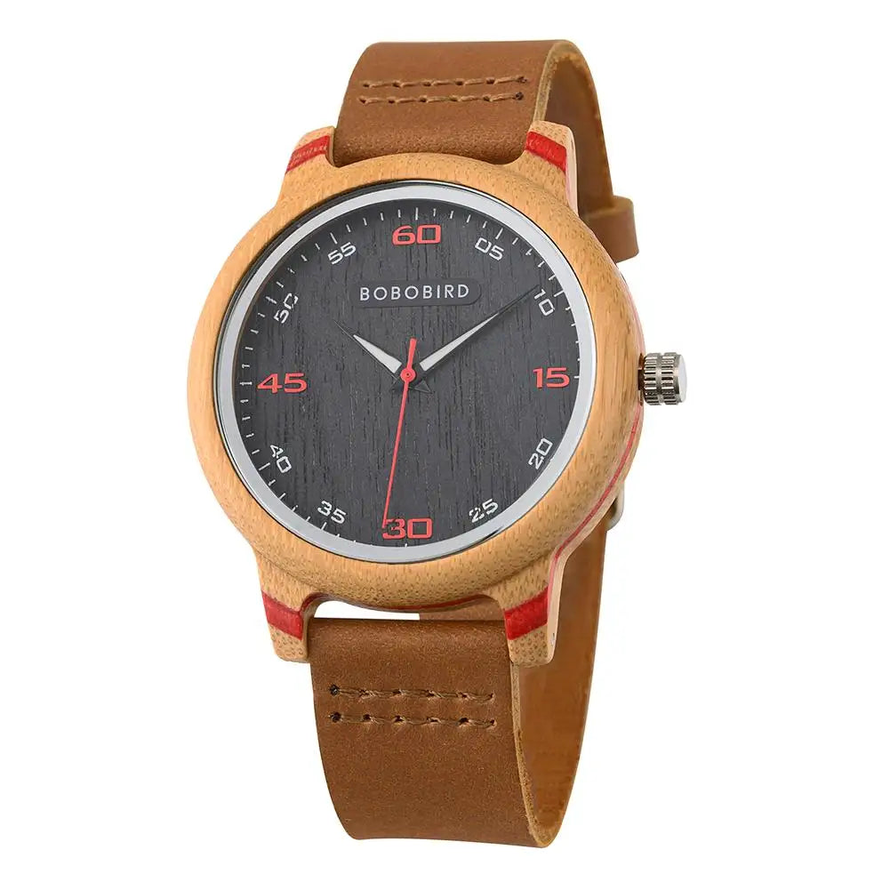 BOBO BIRD Wooden Simple Watch