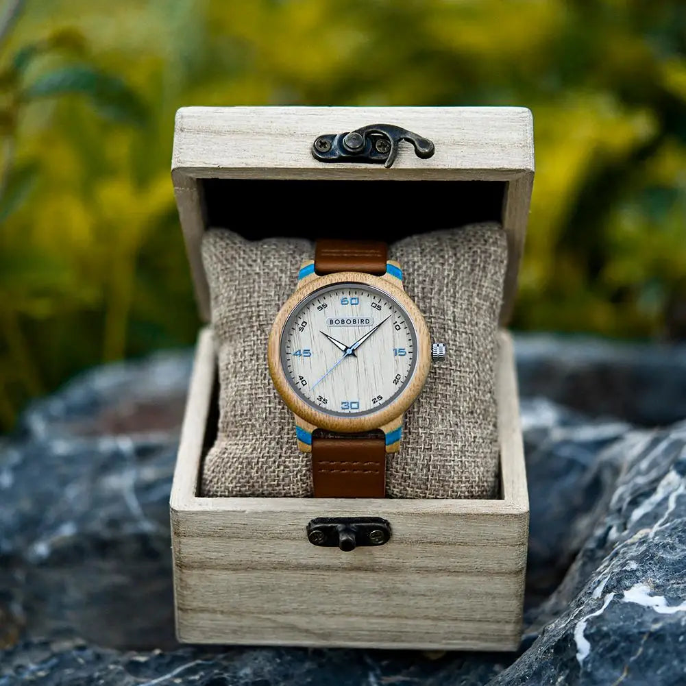 BOBO BIRD Wooden Simple Watch