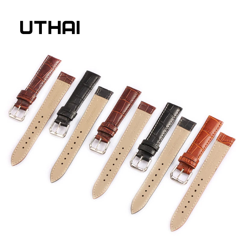 UTHAI Z08 Watch Band cowhide Strap accessories