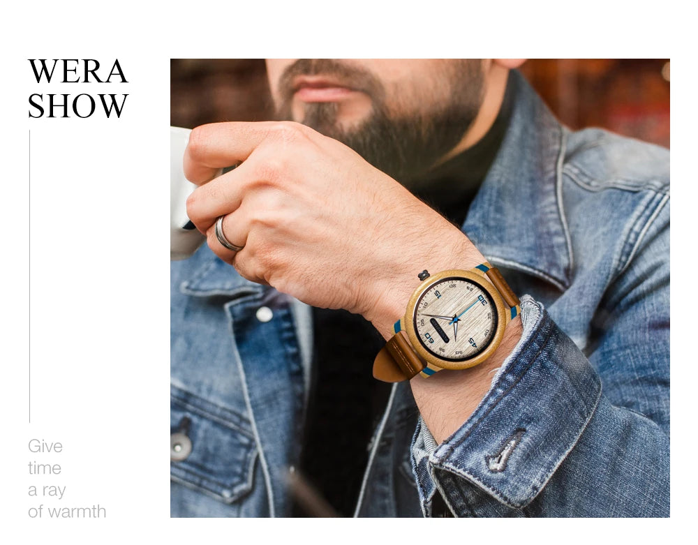 BOBO BIRD Wooden Simple Watch