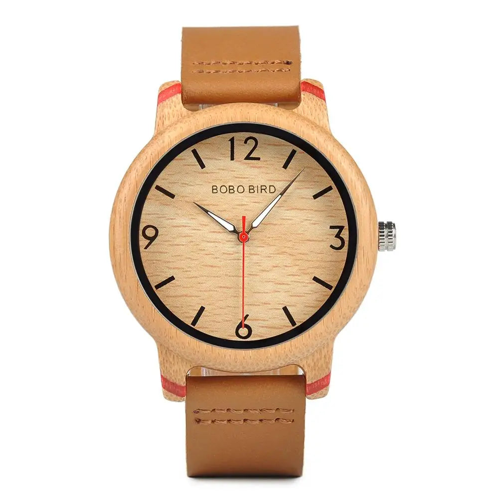 BOBO BIRD Wooden Simple Watch