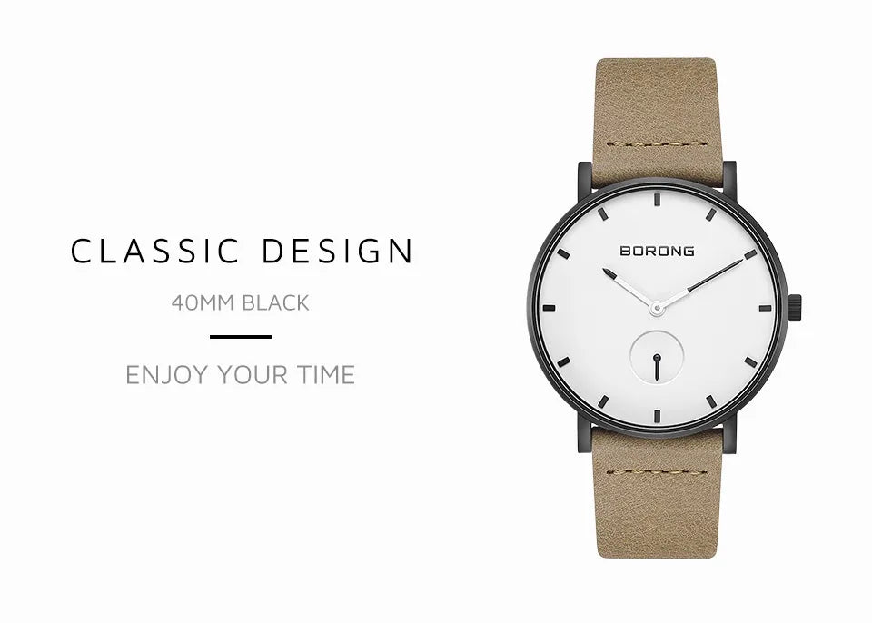 Borong Men's Watch 40mm Stainless