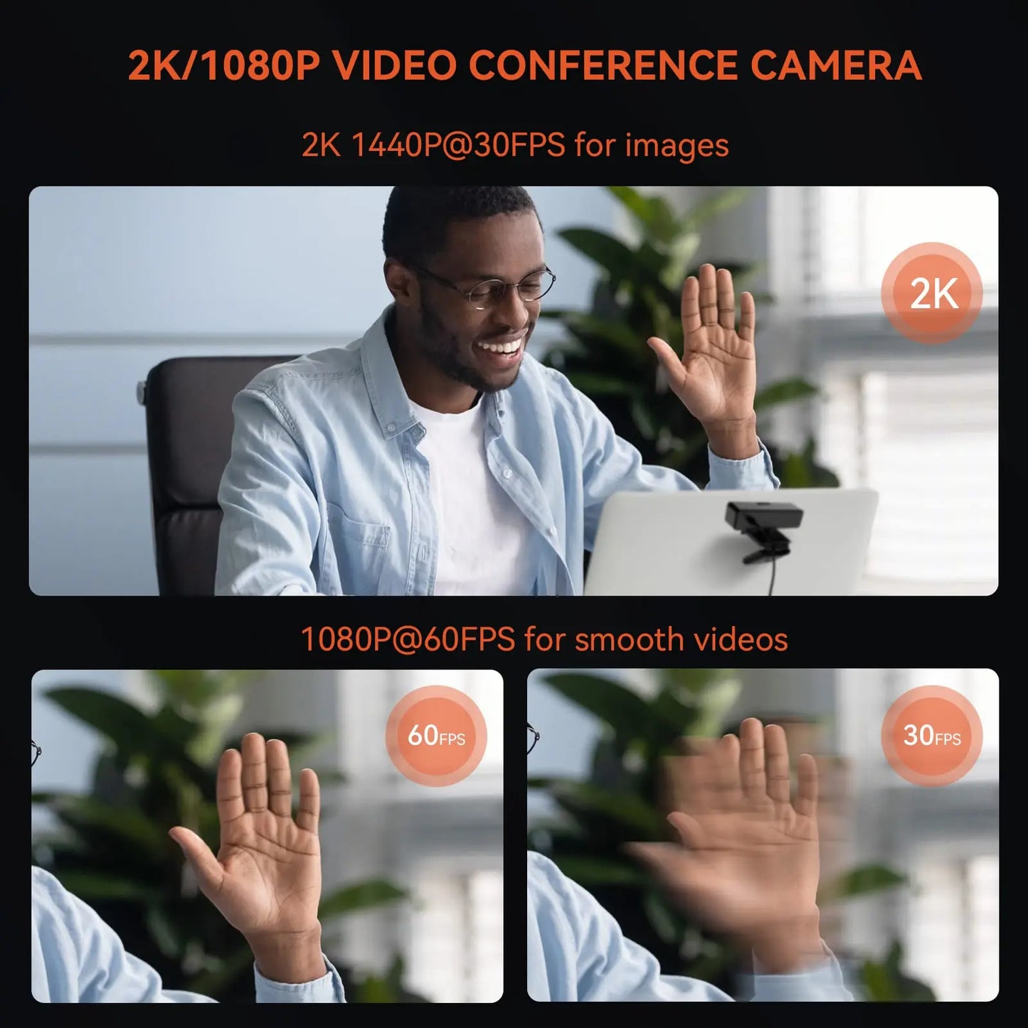 High Quality 1080p 60fps Full Hd Webcam