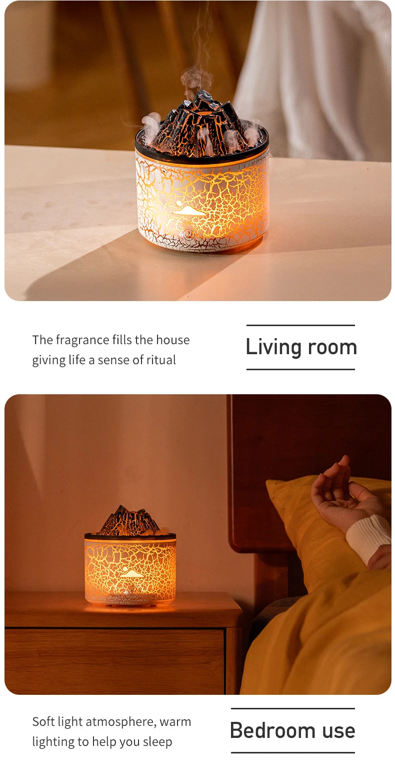 Volcanic Lava Jellyfish Aromatherapy Flask