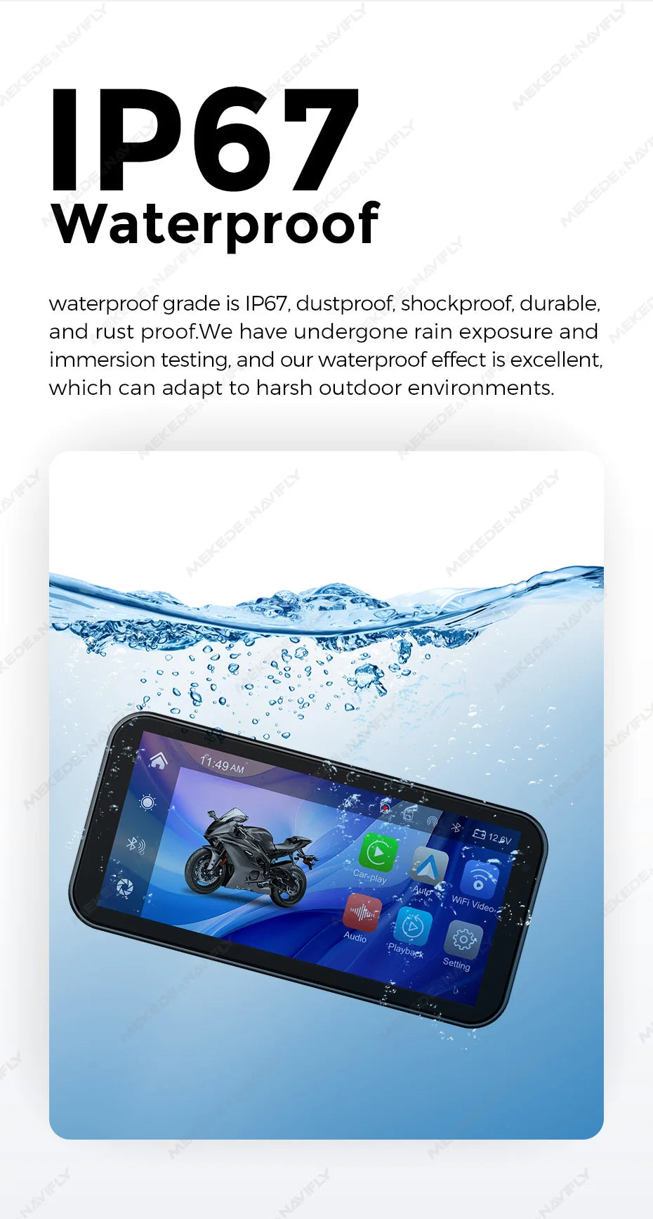 Portable 6.25 inch IP67 Recorder