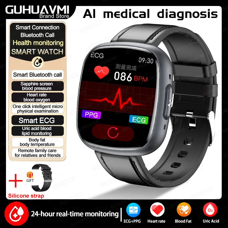 ECG Blood Pressure Health Smart Watch