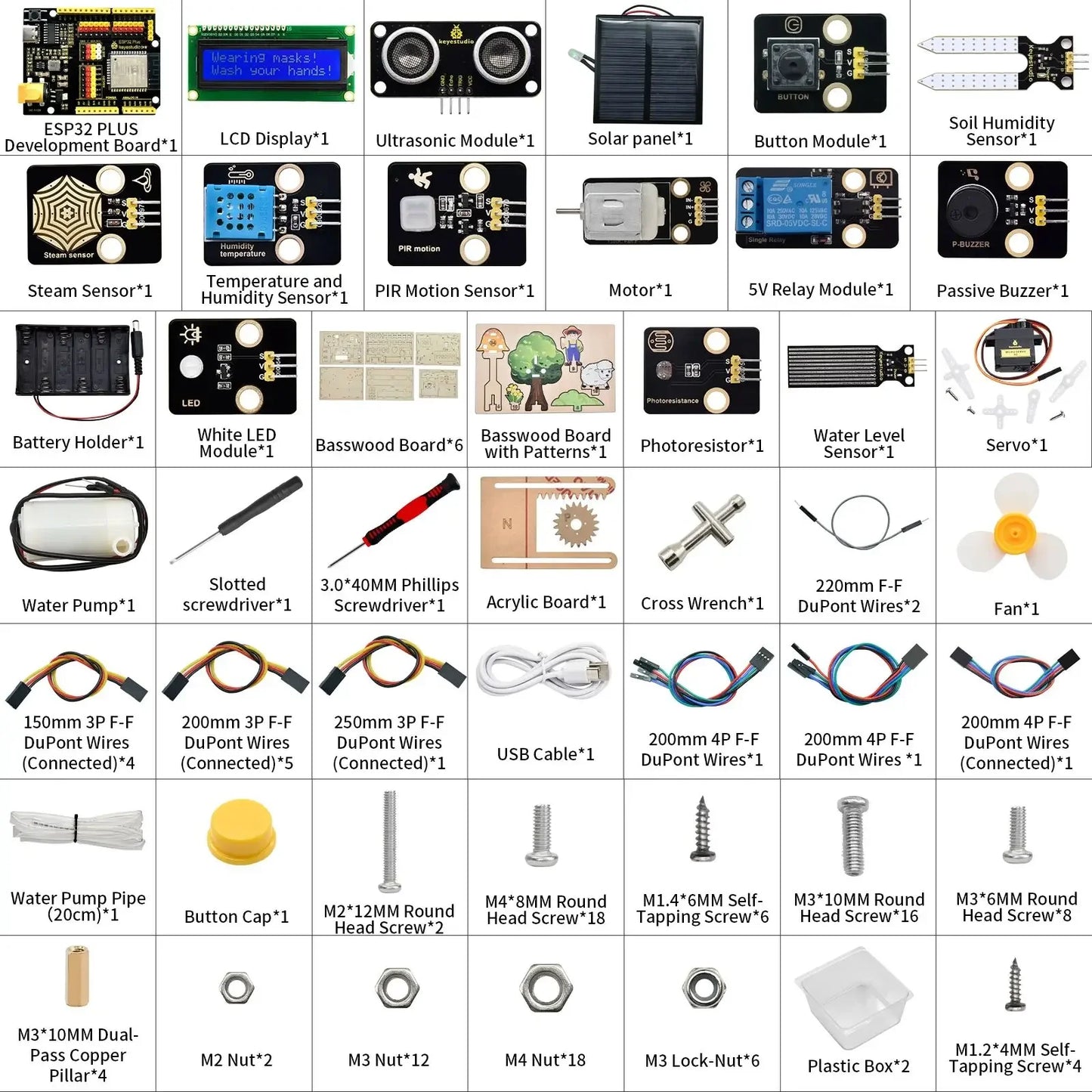 Keyestudio ESP32 Smart Farm Programming Kit for Kids