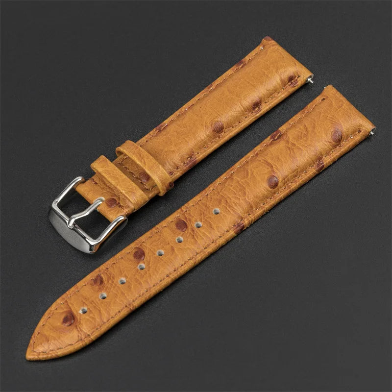 UTHAI P43 Ostrich Pattern Leather Strap accessories
