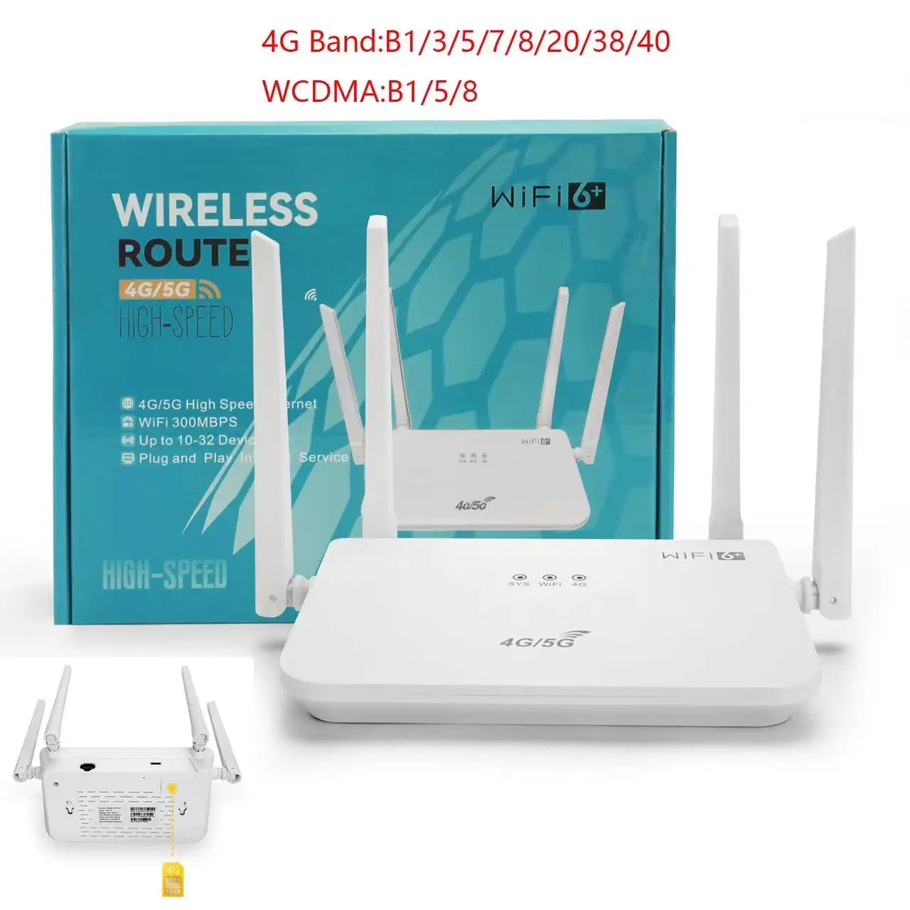 CP107 4G Wireless Router WiFi