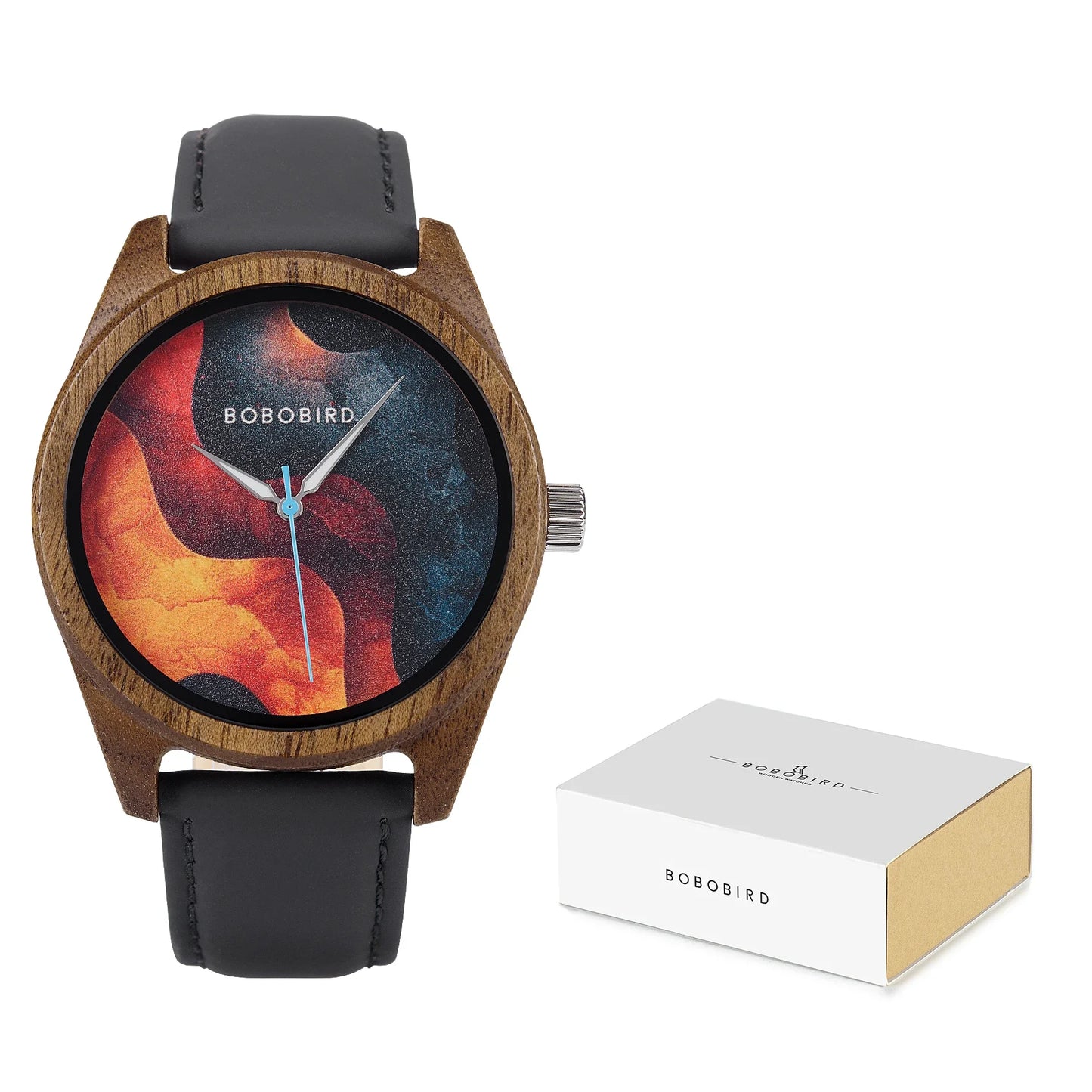 BOBOBIRD Wooden Quartz Watch for Men