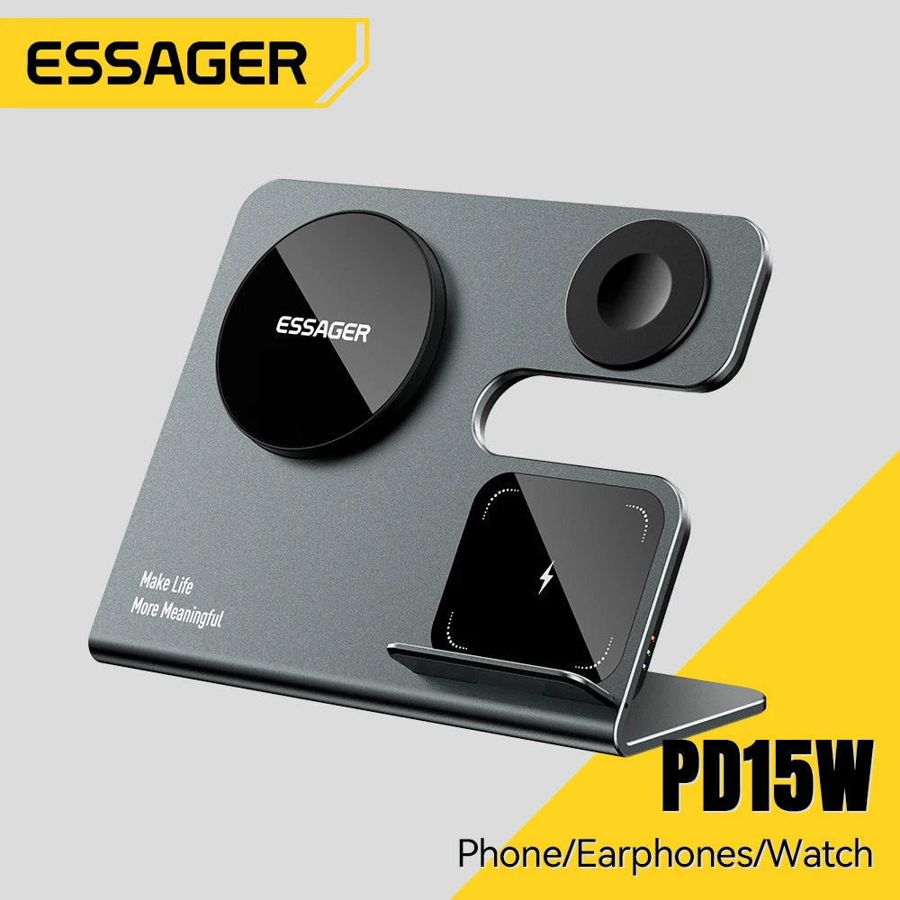 Essager 3 in 1 Magnetic Wireless Charger
