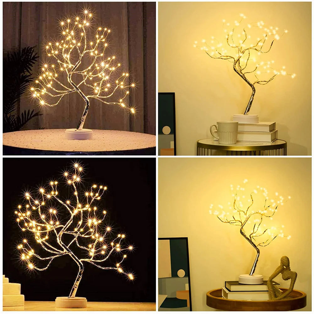Led Fairy Firefly Tree Lamp