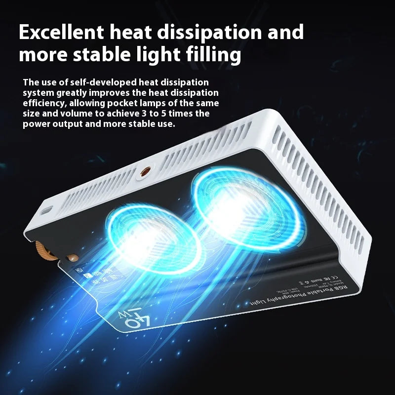 Portable 40W RGB Fill Light Photography