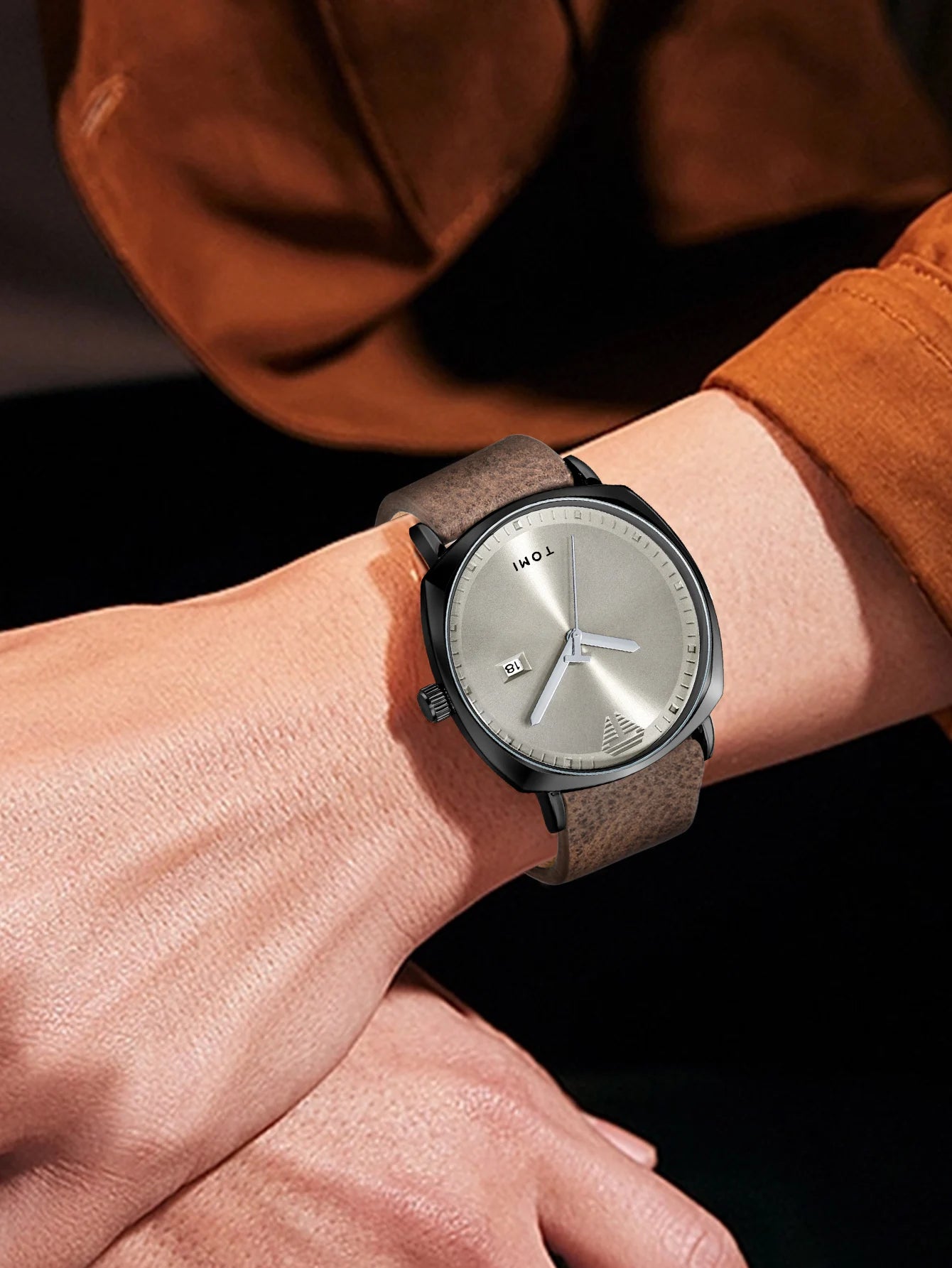 TOMI New 2PCS Luxury Business Men Watch