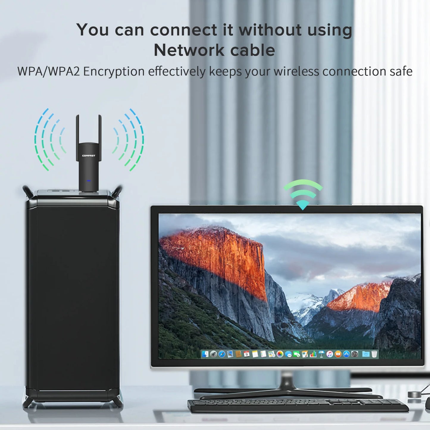 COMFAST 1300Mbps USB Wifi Adapter
