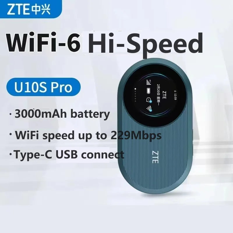 Unlocked ZTE U10S Pro 4G Wireless Router