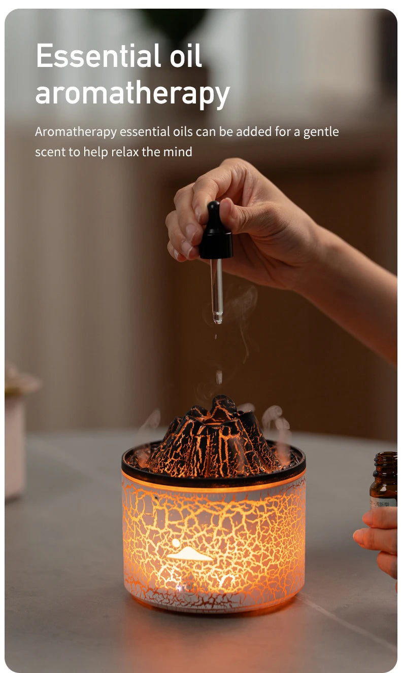 Volcanic Lava Jellyfish Aromatherapy Flask