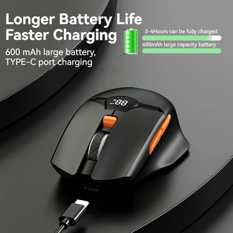 Semi-Dark Wireless Bluetooth Mouse