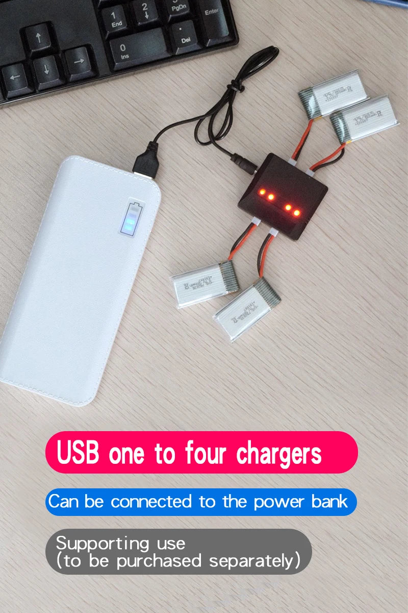 3.7V 160mAh 250mAh 300mAh 500mAh RC Palne Rechargeable lipo Battery for Remote Control FX620 FX820 F22 SU57 Mige530 Airplanes