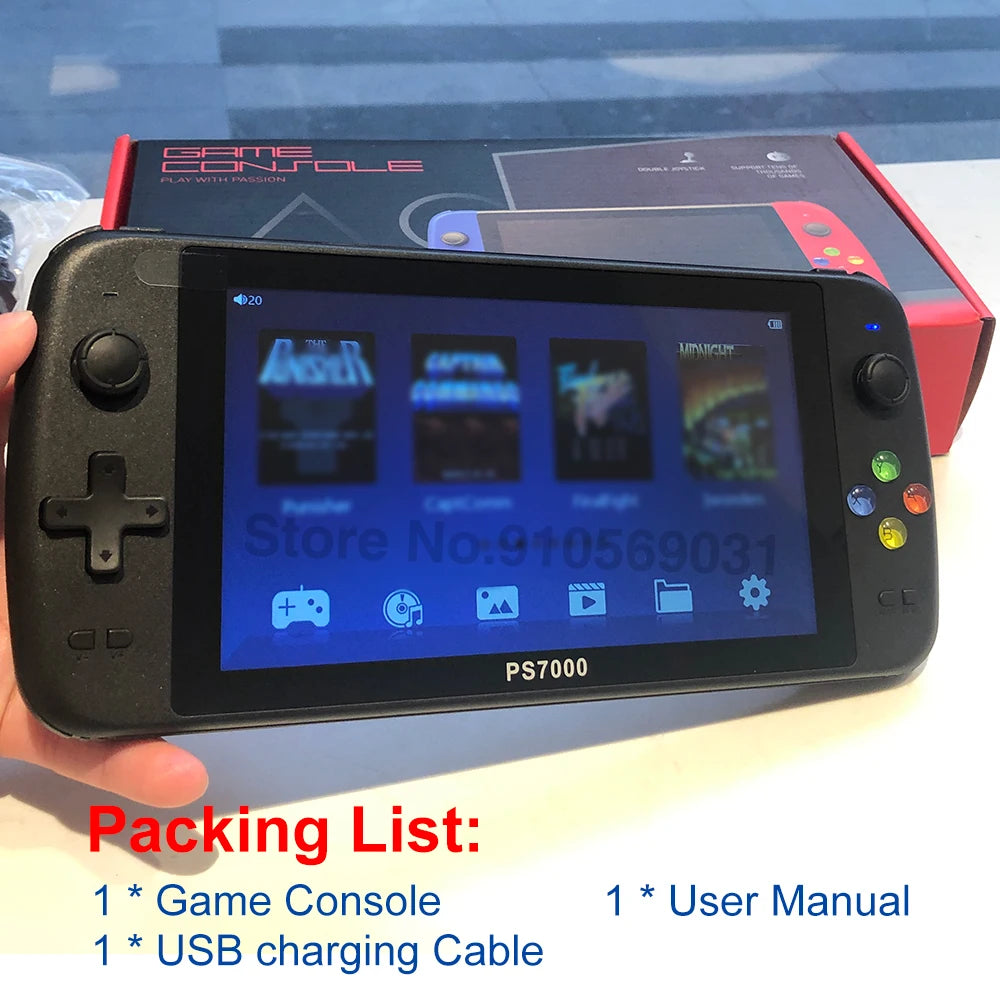 PS7000 HD Retro Portable Handheld Video Game Console