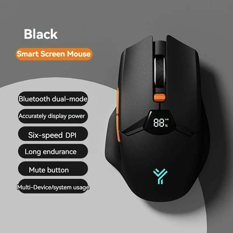 Semi-Dark Wireless Bluetooth Mouse