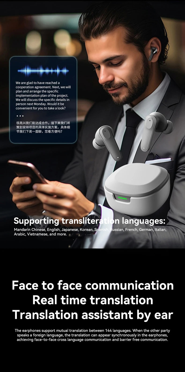 A98 ENC TWS Wireless Headset