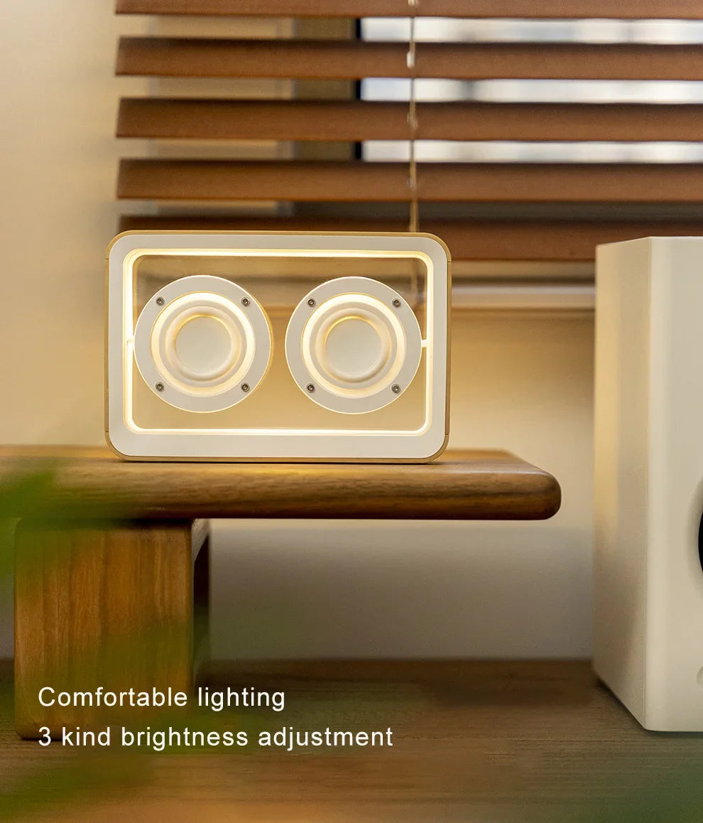 Transparent Wireless Bluetooth Speaker with Duel Horn