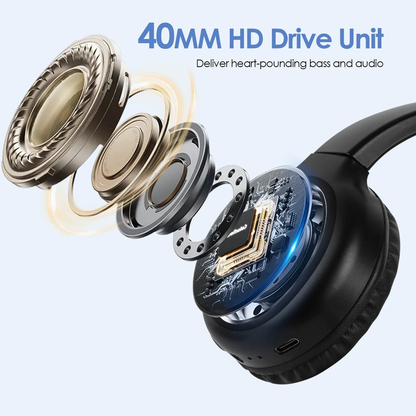 Siindoo JH-928 Wireless Bluetooth Headphones