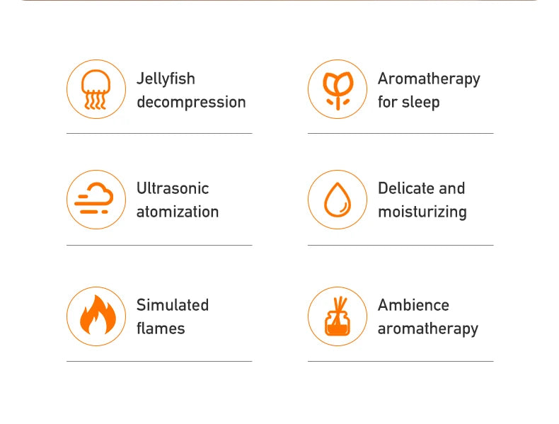 Volcanic Lava Jellyfish Aromatherapy Flask