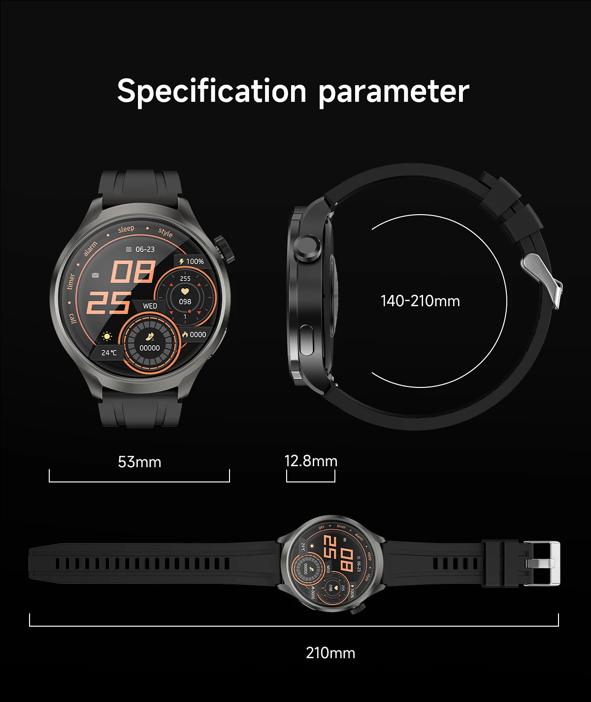 GPS Outdoor fitness NFC Smart Watch
