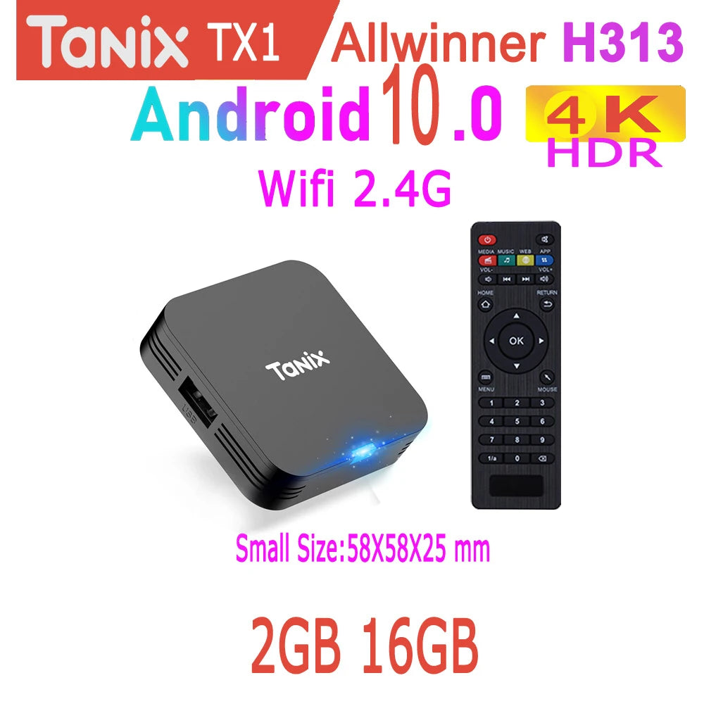 Tanix TX1 Allwinner H313 Android 10.0 TV BOX
