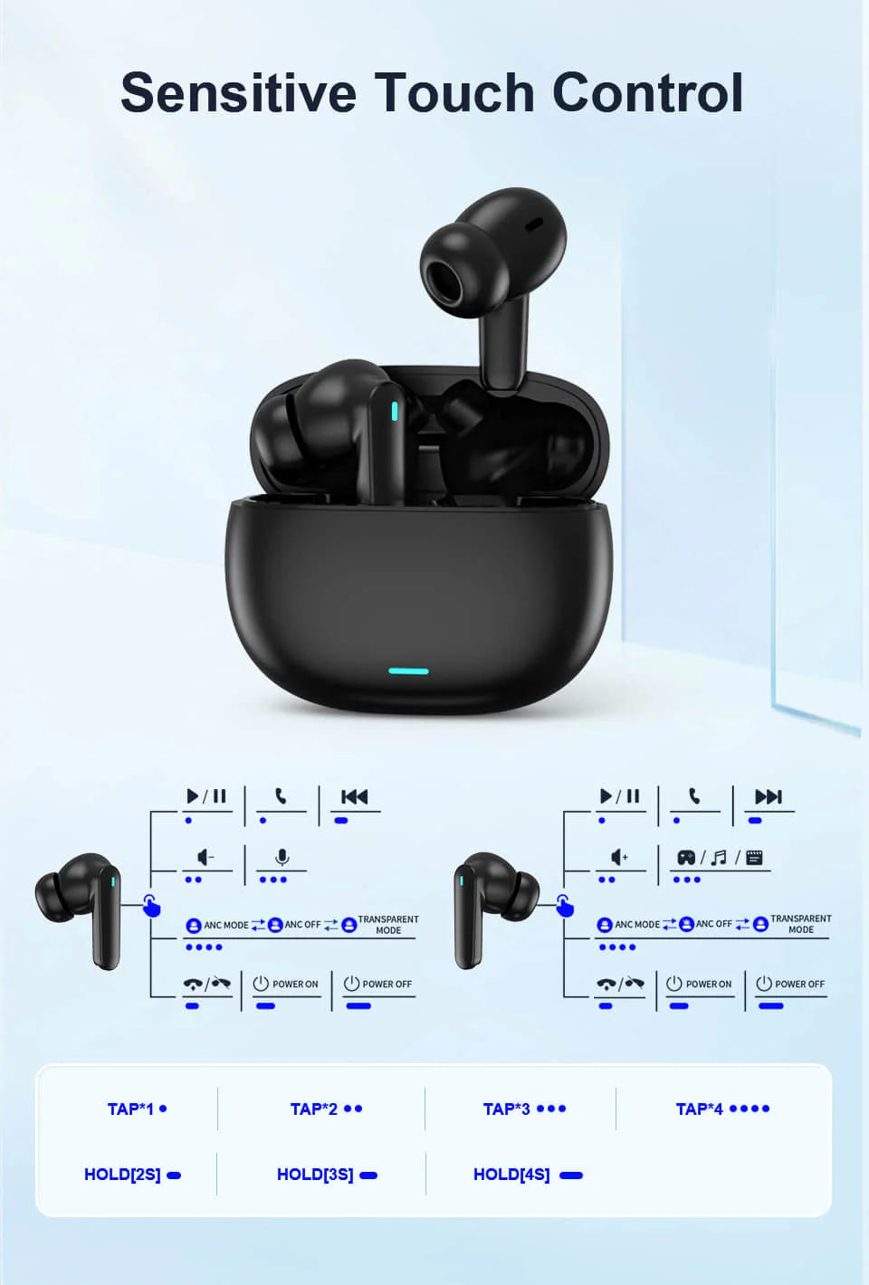 Beatfade T20 ANC Bluetooth Earbuds