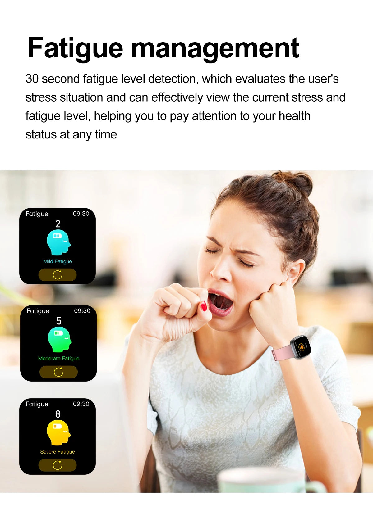 ECG Blood Pressure Health Smart Watch