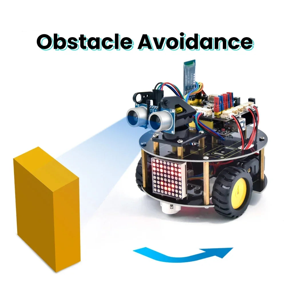 Keyestudio DIY Multifunction Smart Turtle Robot Car for Kids
