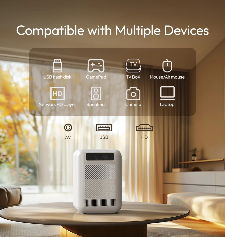 BYINTEK Household Theater Projector